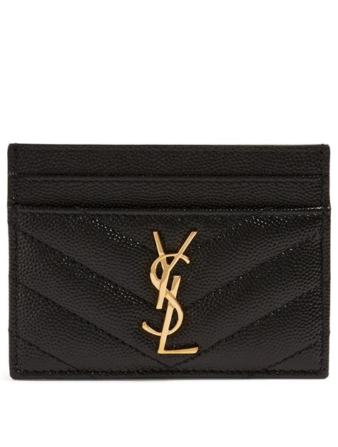 ysl card holder dark turquoise|YSL wallet st laurent.